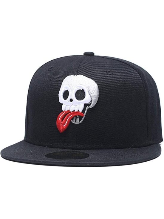 Other - Unisex White Black Snapback Hat Hip Hop Style Colorful Adjustable Baseball Cap
